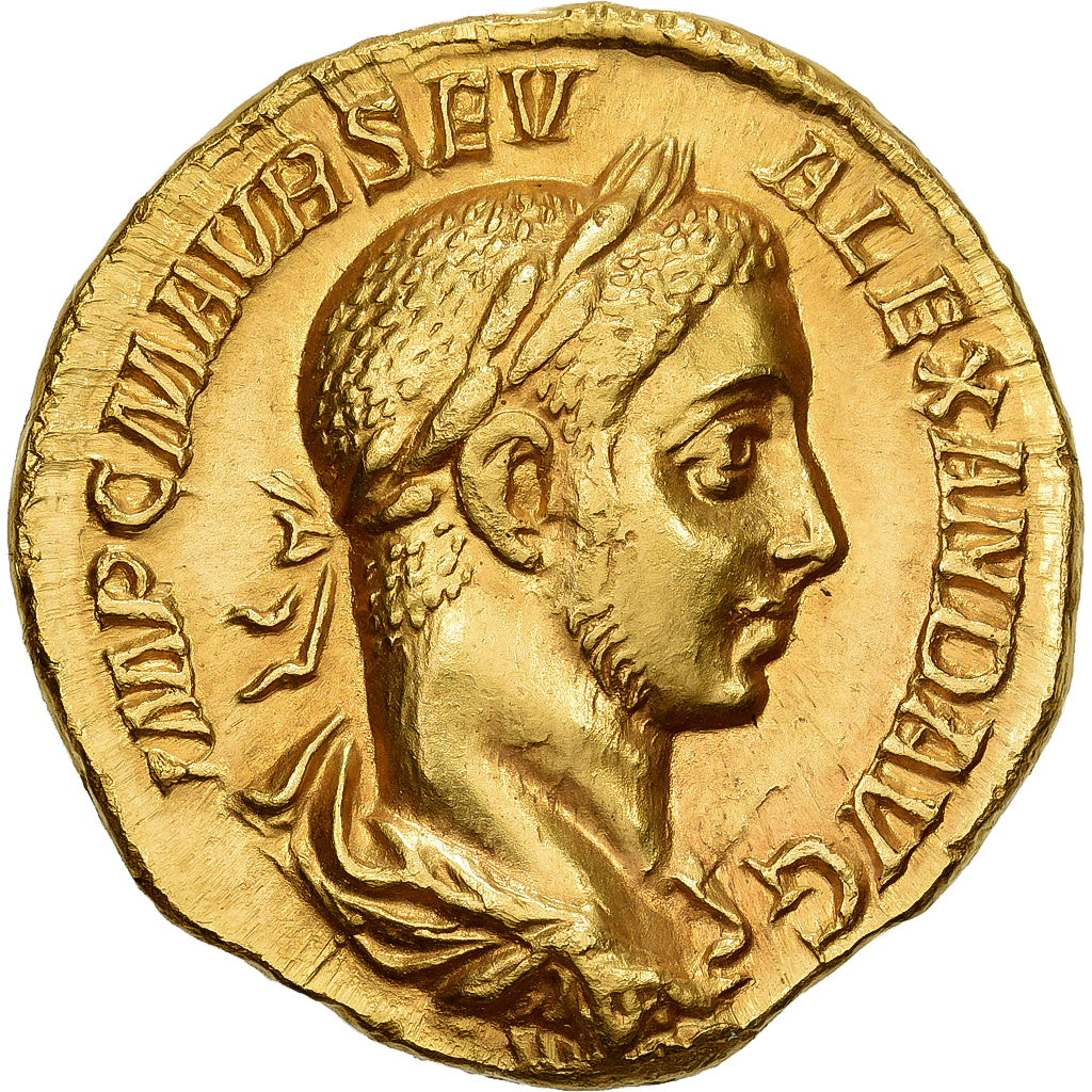 Severus Alexander, Aureus, 227, Rome, Gold, AU(50-53), RIC:60d, BMC:407-8