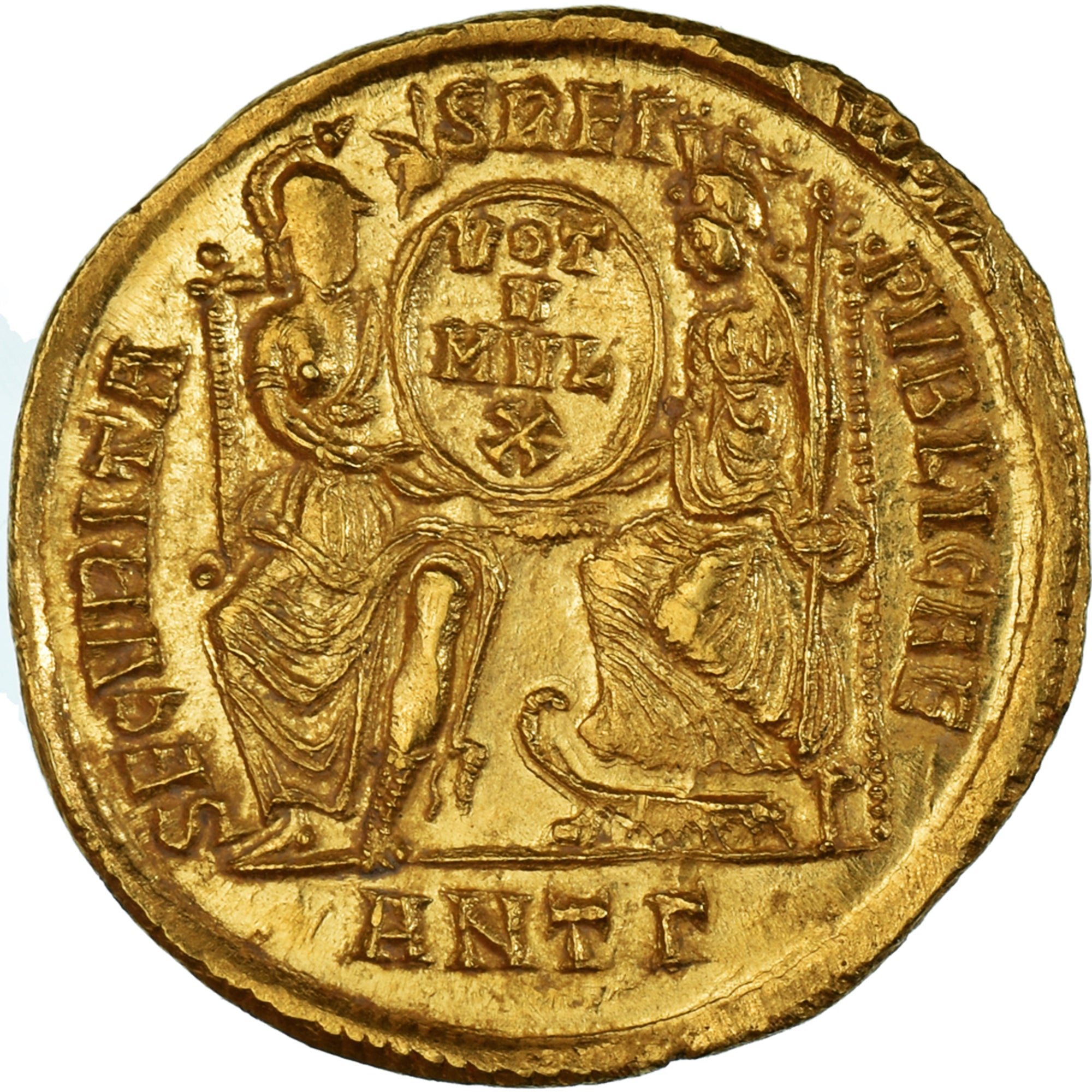 Jovian, Solidus, 363-364, Antioch, Dourado, MS(60-62), Cohen:8, RIC:VIII-223