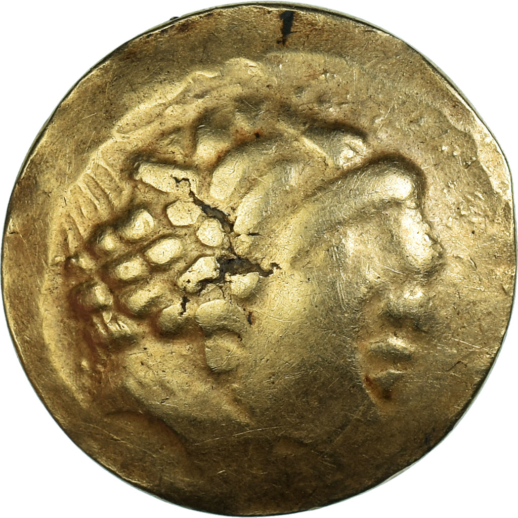 Tayac group - Gironde, Stater, 2nd century BC, Gold, SS, Delestrée:3618