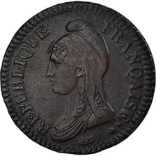 Coin, France, Dupré, 2 Décimes, AN 4, Paris, AU(50-53), Bronze, Gadoury: 300