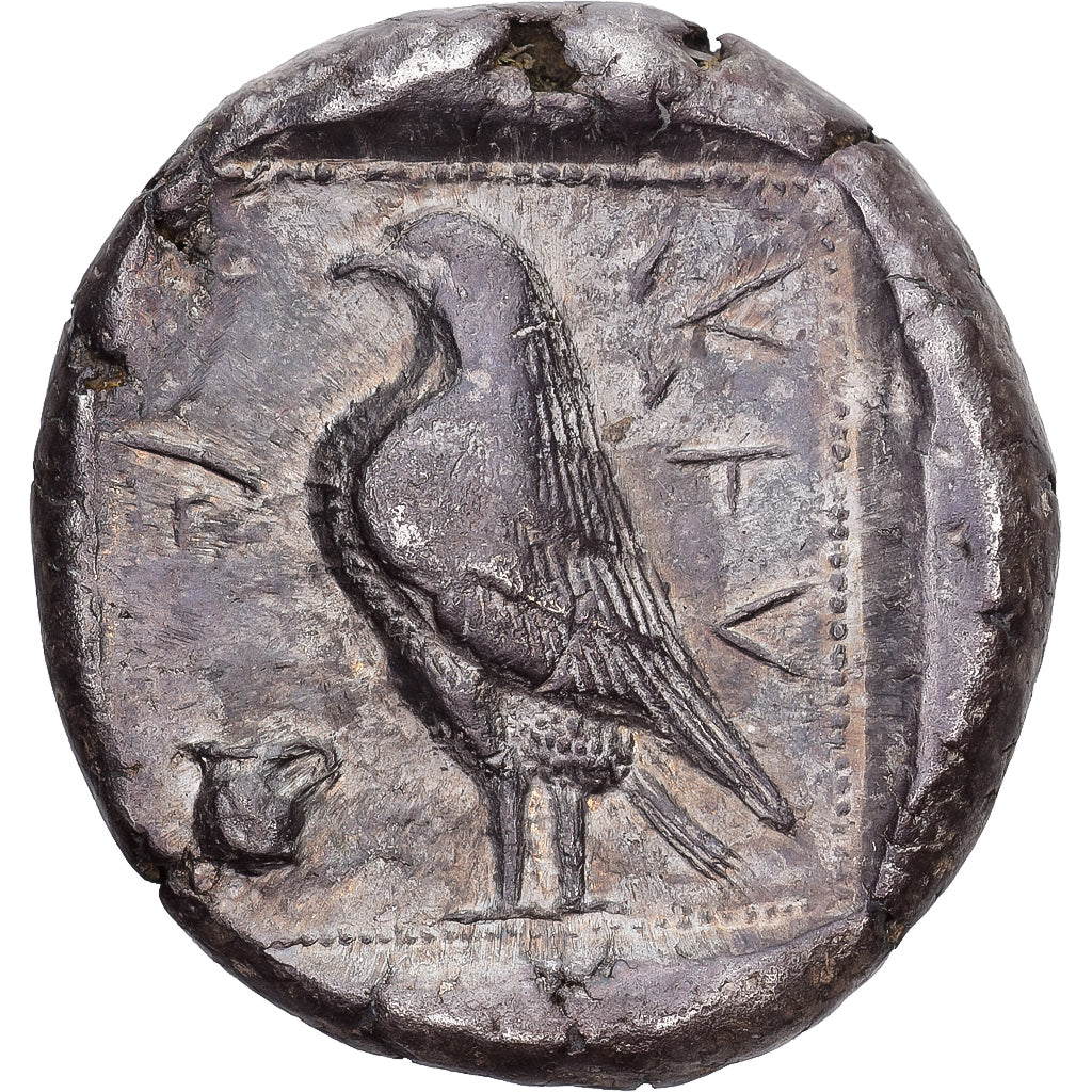Cyprus, Stasandros, Stater, ca. 460-400 BC, Paphos, Silver, AU(50-53)