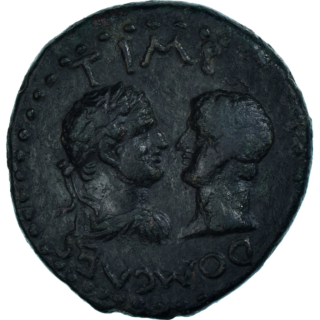Monnaie, Macédoine, Titus & Domitian, Æ, 69-79, Stobi, TB+, Bronze