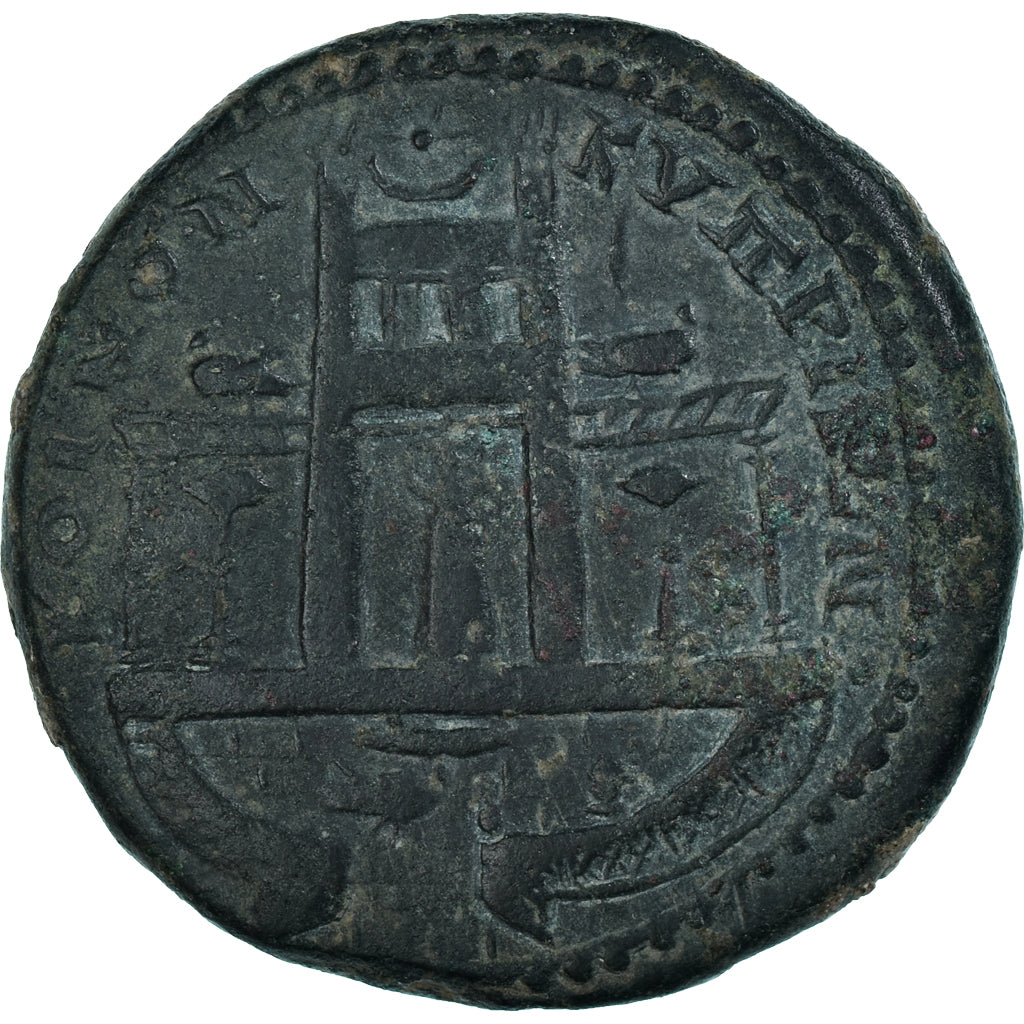 Cyprus, Caracalla, Tetrassarion, 198-217, Koinon of Cyprus, Bronzen, ZF