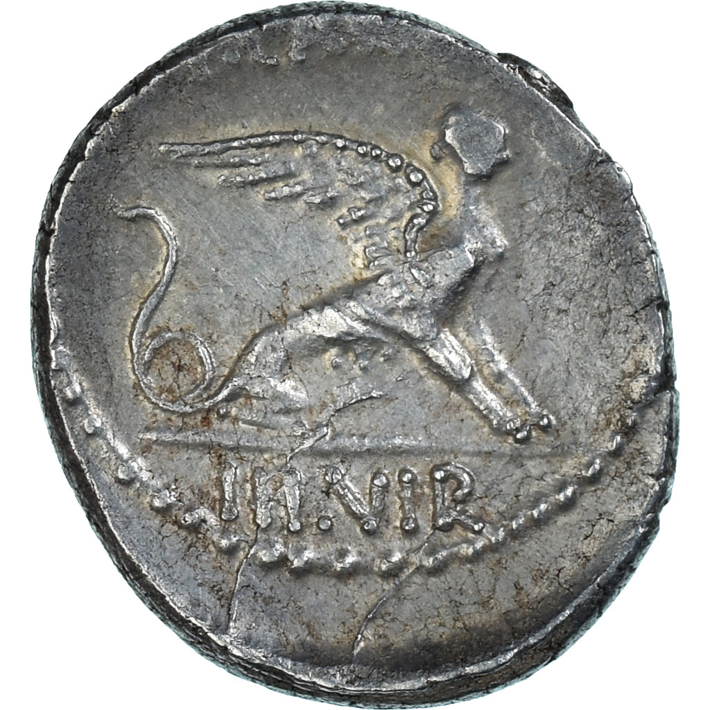 Carisia, Denarius, 46 BC, Rome, Silver, AU(50-53), Crawford:464/1