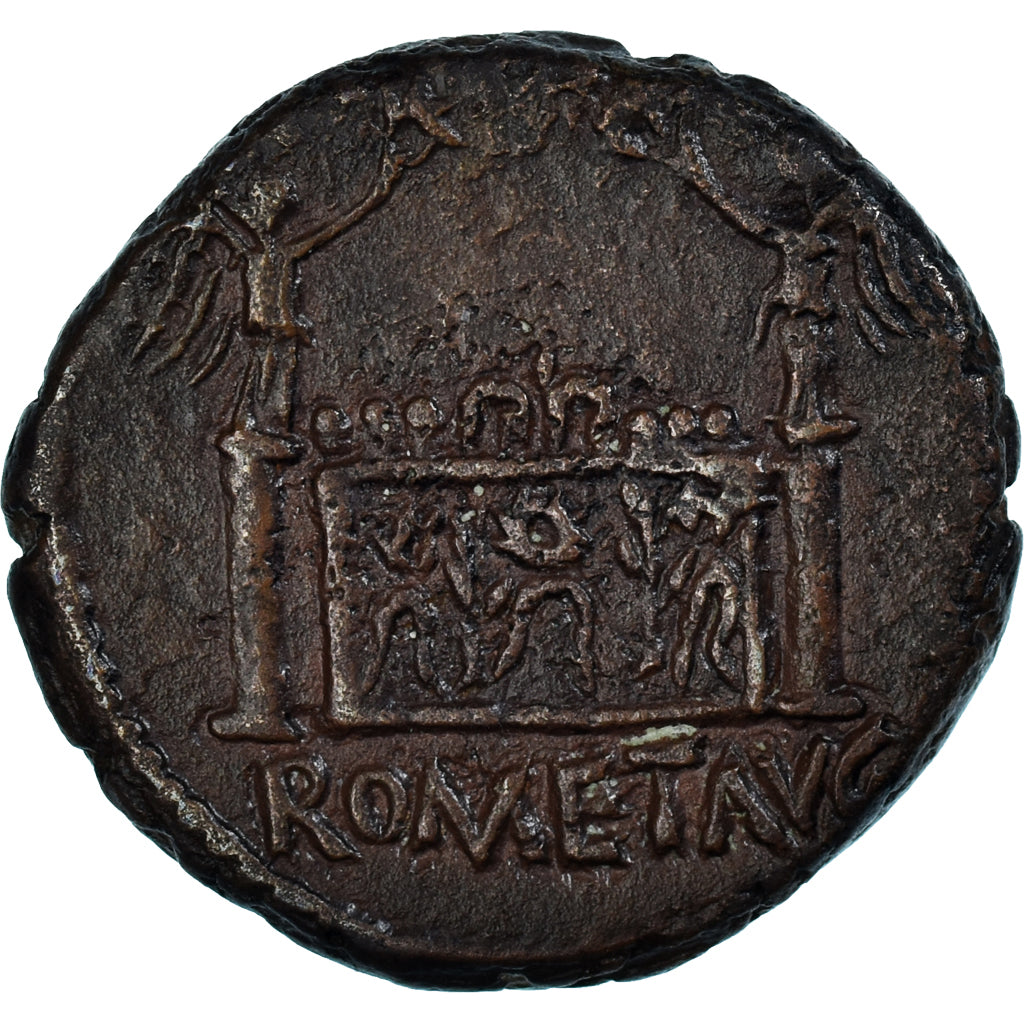 Augustus, As, 10-6 BC, Lugdunum, Bronze, AU(50-53), RIC:I-230