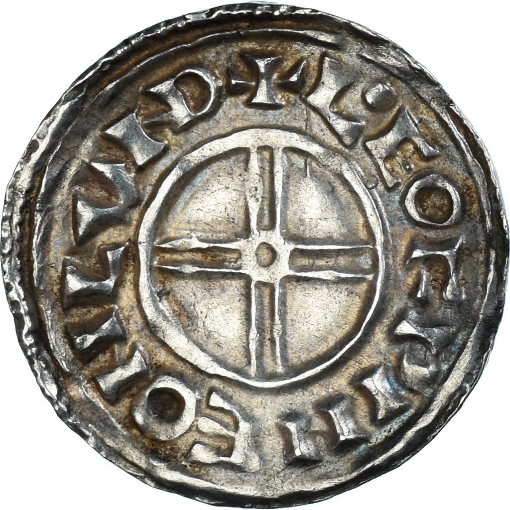 Monnaie, Grande-Bretagne, Cnut, Penny, 1016-1035, Londres, TTB+, Argent
