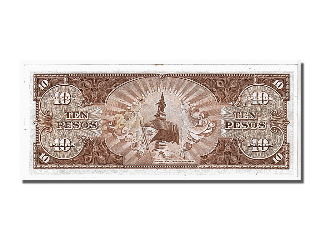 Banknote, Philippines, 10 Pesos, 1949, KM:136e, UNC(63)