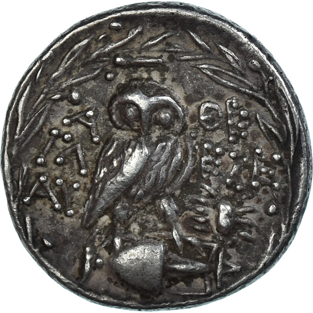 Attyka, Drachm, 138-137 BC, Athens, Srebro, AU(50-53), HGC:4-1635