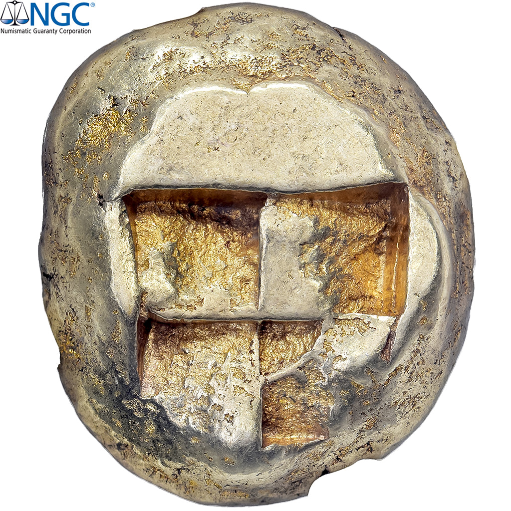 Mysia, Stater, ca. 550-470 BC, Kyzikos, Electro, NGC, XF 5/5 4/5, SNG-France:205