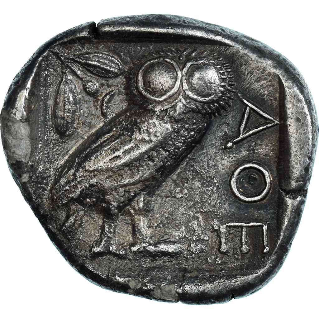 Attica, Tetradrachm, ca. 454-404 BC, Athens, Silver, AU(50-53), HGC:4-1597