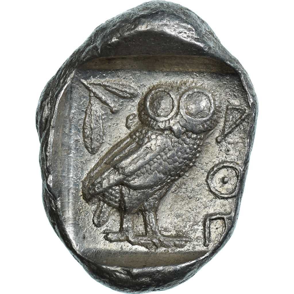 Attica, Tetradrachm, ca. 454-404 BC, Athens, Silver, AU(50-53), HGC:4-1597