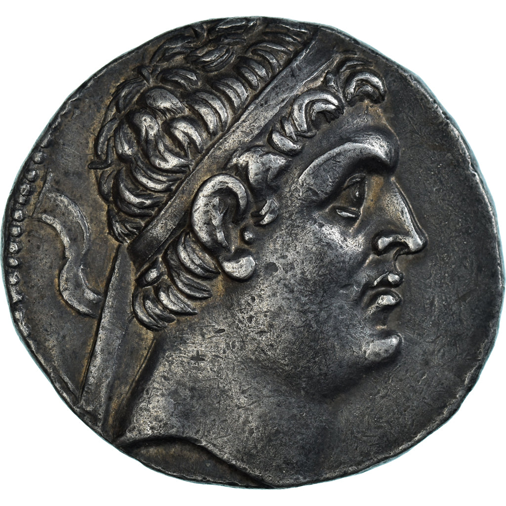 Bactria, Euthydemos I, Tetradrachm, ca. 215-210 BC, Baktra, Argento, BB+