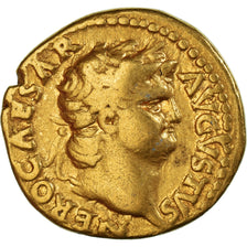Nero, Aureus, 65-66, Rome, Gold, VF(20-25), RIC:I-59