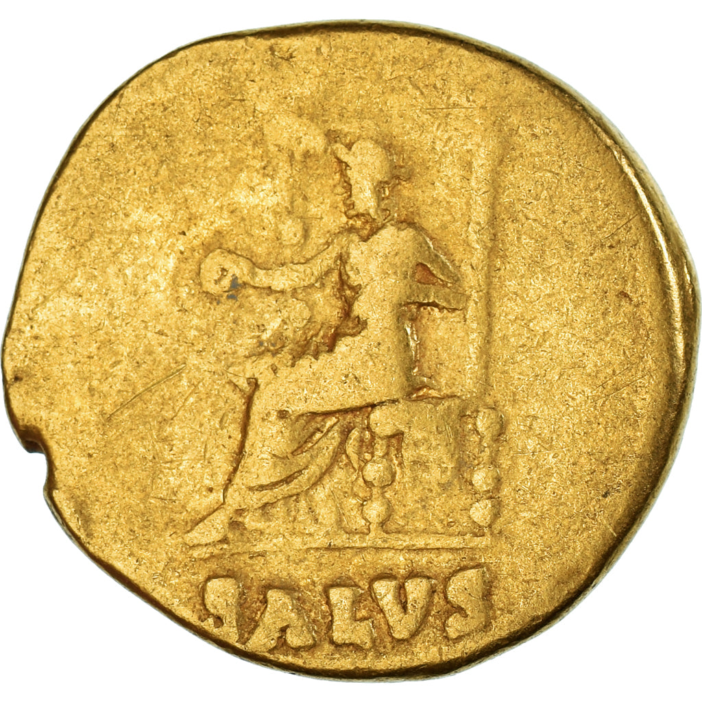 Nero, Aureus, 65-66, Rome, Gold, VF(20-25), RIC:I-59