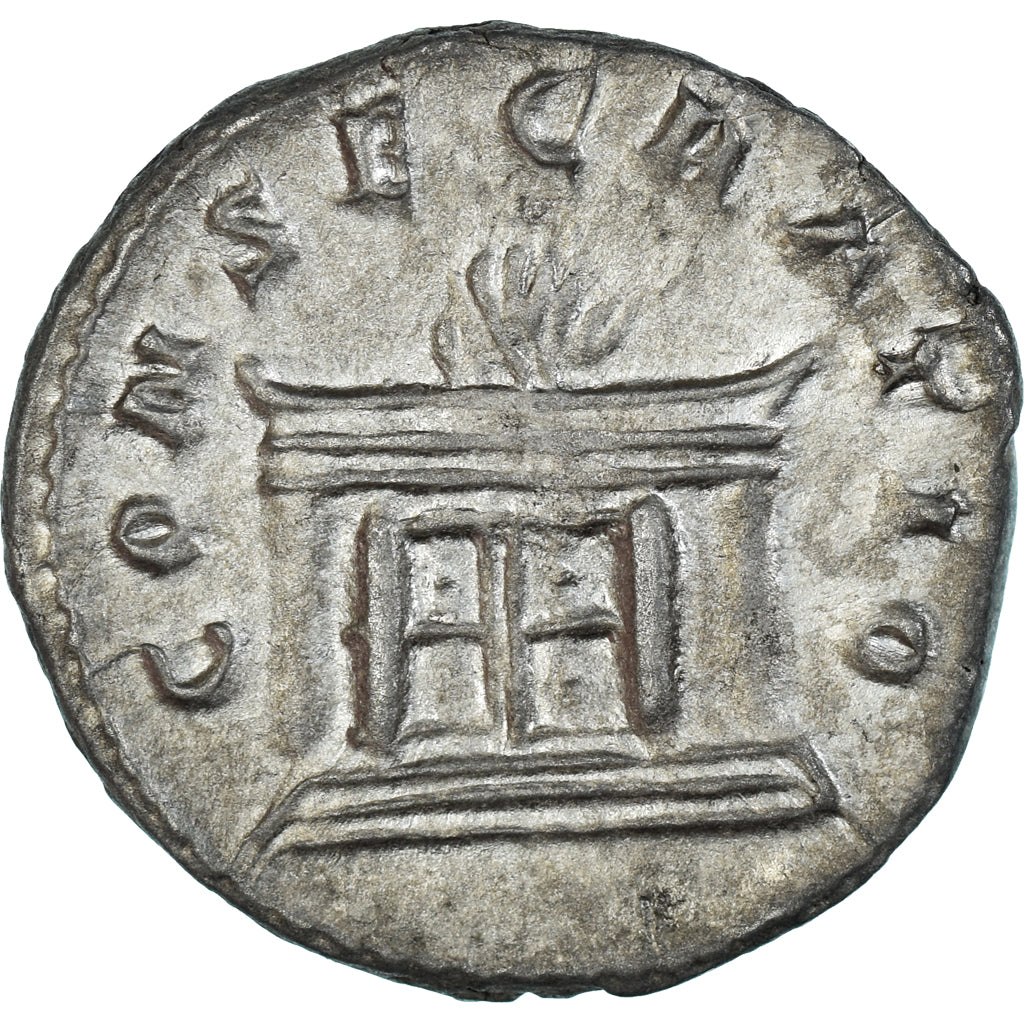 Moneda, Divus Trajan, Antoninianus, 250-251, Rome, EBC, Plata, RIC:IV-86a