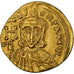 Constantin V, avec Léon III, Solidus, 741-751, Constantinople, Or, TTB+