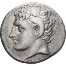 Kyrenaica, Magas, Didrachm, ca. 294-275 BC, Kyrene, Silver, EF(40-45), BMC:237