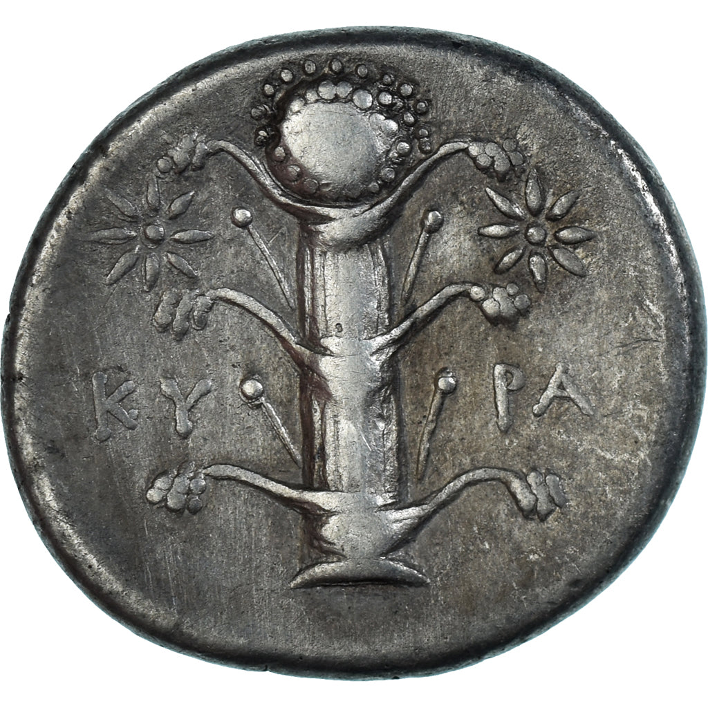 Kyrenaica, Magas, Didrachm, ca. 294-275 BC, Cyrene, Plata, MBC, BMC:237