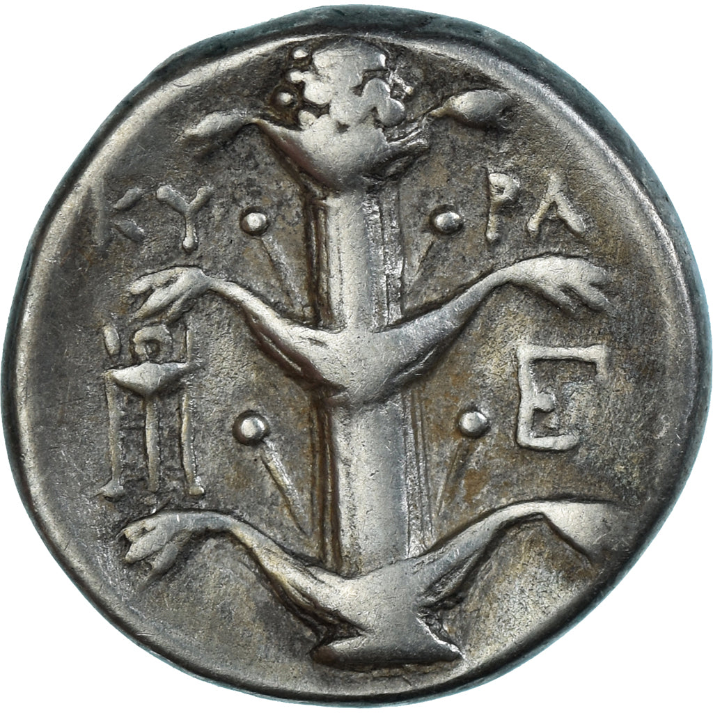Kyrenaica, Magas, Didrachm, ca. 294-275 BC, Cyrene, Silber, S+, BMC:251-2