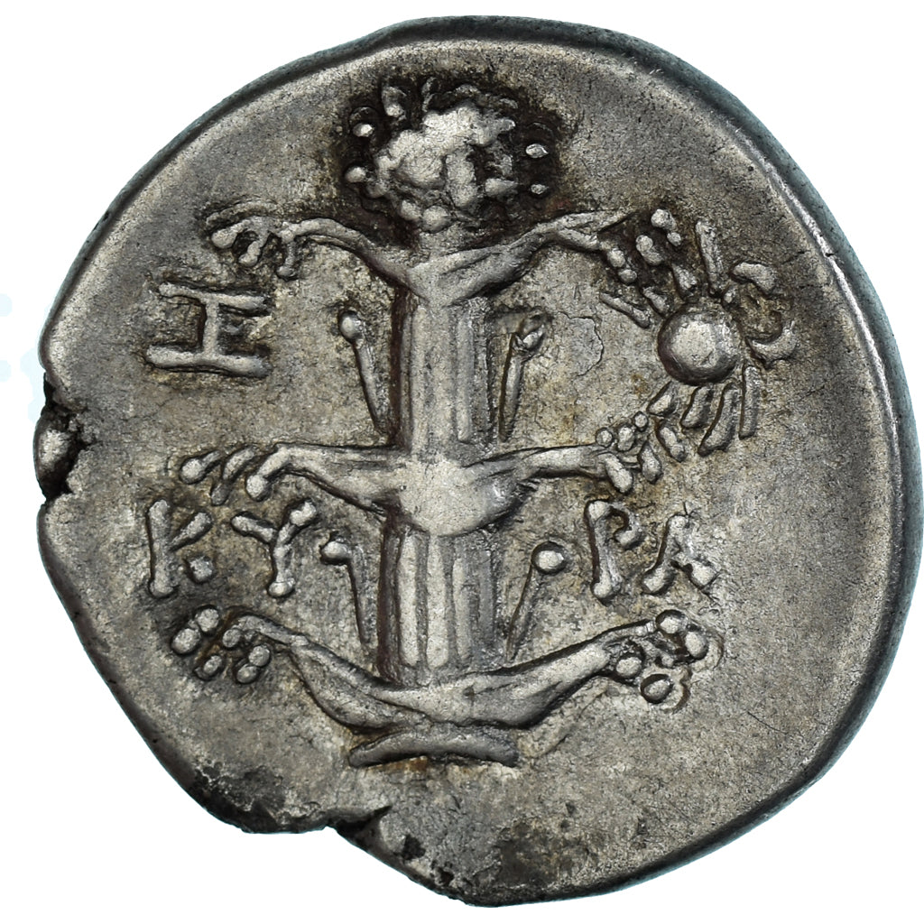 Kyrenaica, Magas, Didrachm, ca. 294-275 BC, Kyrene, Silver, EF(40-45), BMC:256