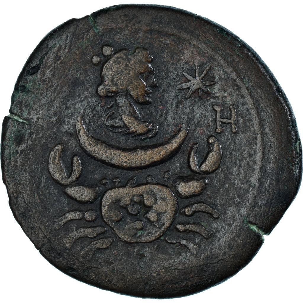 Egypt, Antoninus Pius, Drachm, 144-145, Alexandria, Bronze, VF(30-35)