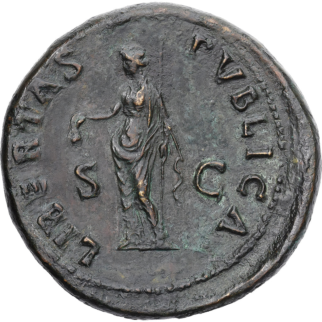 Galba, Sestertius, 68-69, Rome, Bronzen, ZF+, RIC:I-388