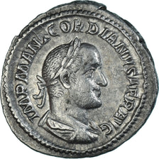 Gordian II, Denarius, 238, Rome, Silver, AU(50-53), RIC:IV-1