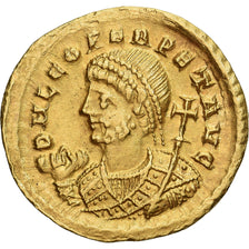 Leo I, Solidus, 462-466, Thessalonica, Pedigree, Gold, AU(50-53), RIC:X-620
