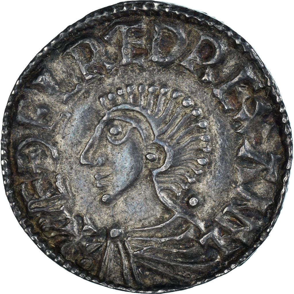 Gran Bretagna, Anglo-Saxon, Æthelred II, Penny, ca. 997-1003, Wilton, Argento