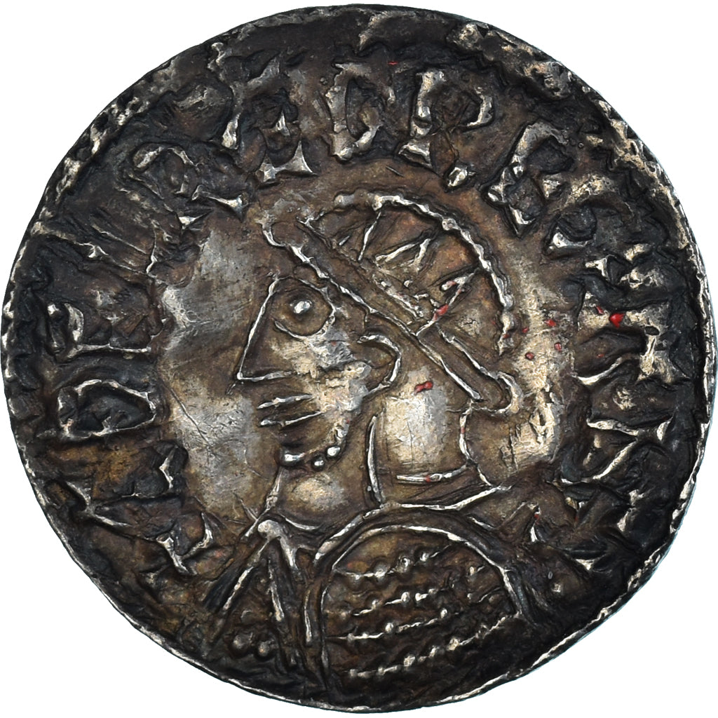 Großbritannien, Anglo-Saxon, Æthelred II, Penny, ca. 1003-1009, Bath, Silber