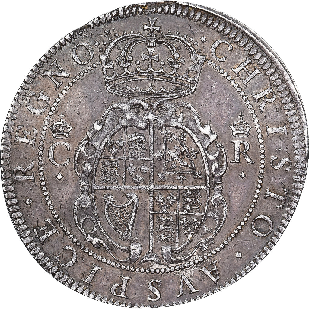 Kingdom of England, Charles I, Crown, 1631-1632, London, Prata, AU(50-53)