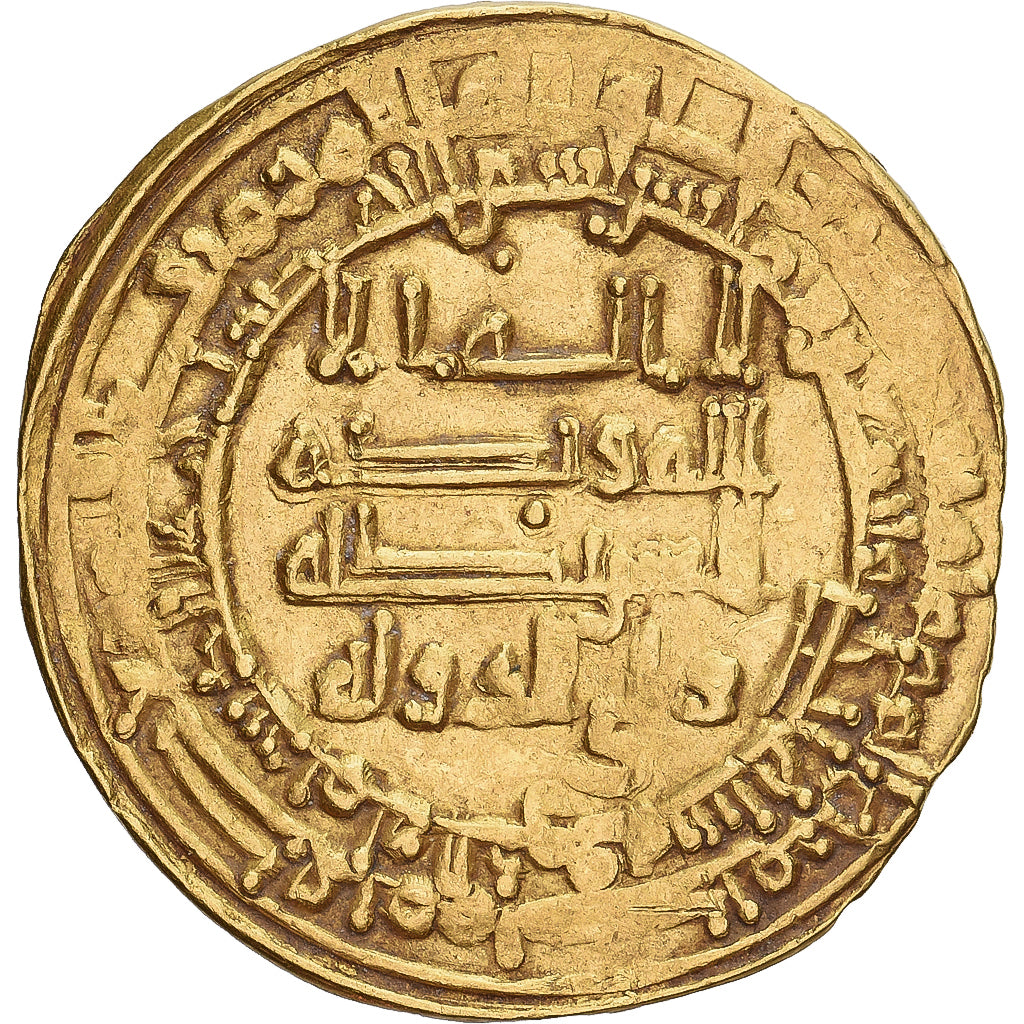 Moneda, Abbasid Caliphate, al-Muktafi, Dinar, AH 291 / 903-4, Mah al-Kufa, MBC