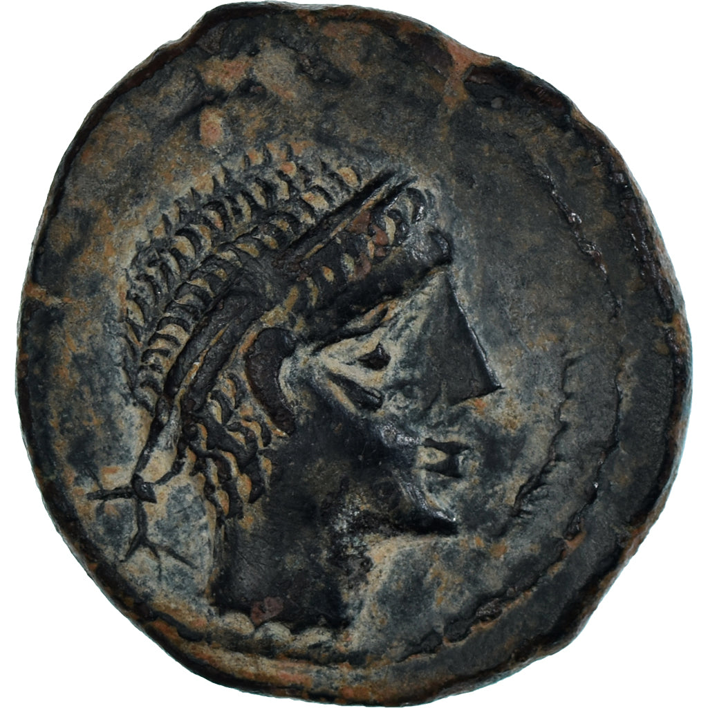 Coin, Iberia, Castulo, Semis, Late 2nd century BC, AU(50-53), Bronze