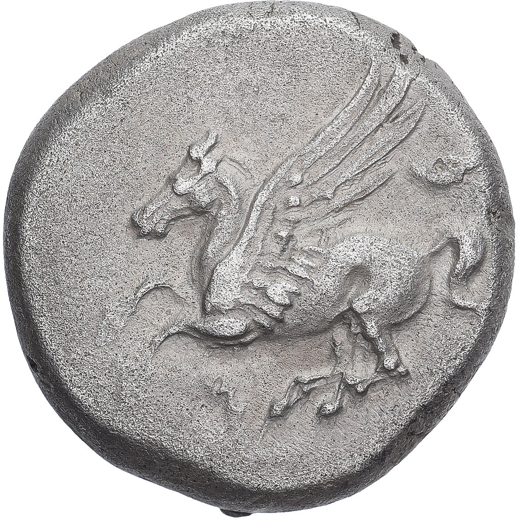Corinthia, Stater, 375-300 BC, Corinth, Silver, AU(50-53), HGC:4-1848