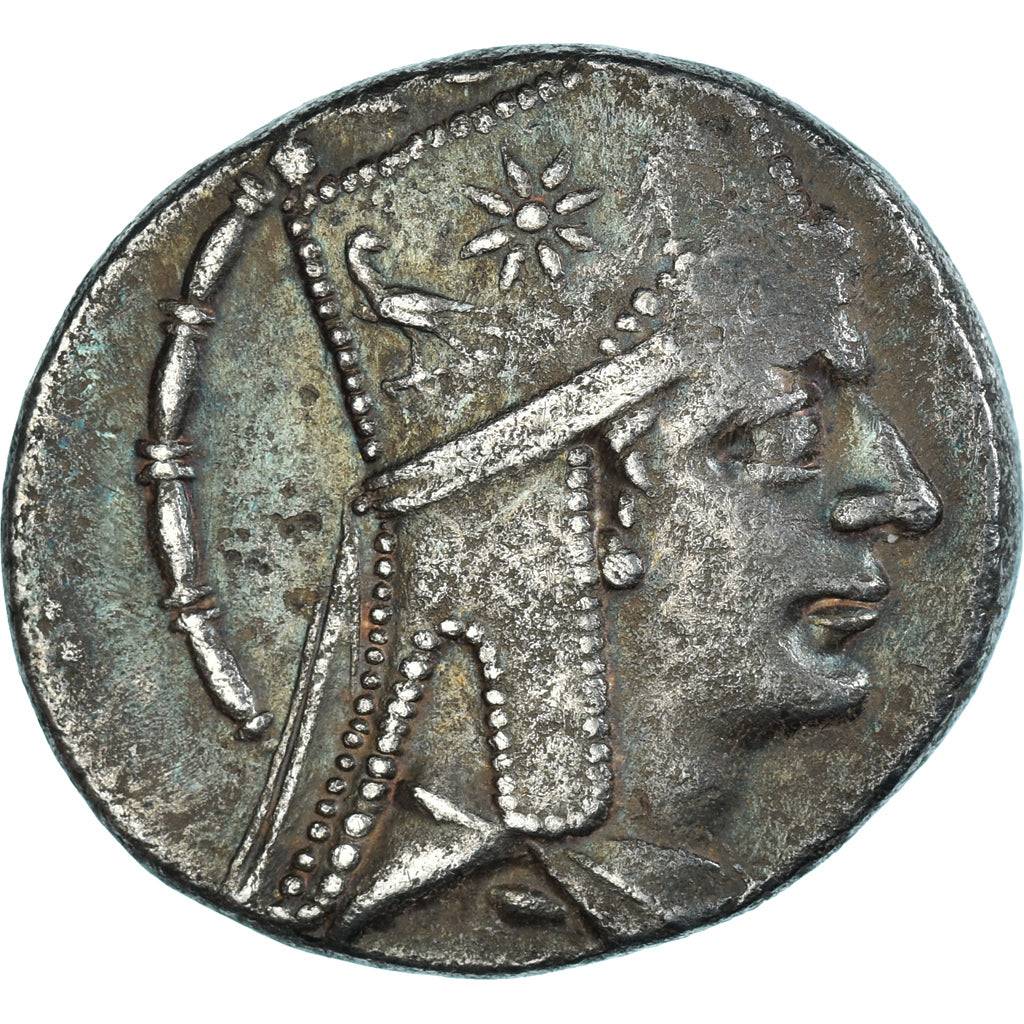 Armenia, Tigranes II, Tetradrachm, ca. 80-68 BC, Tigranocerta, Silver, EF(40-45)
