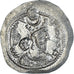 Coin, Sasanian Kings, Varhran V, Drachm, 420-438, LD (?), MS(63), Silver