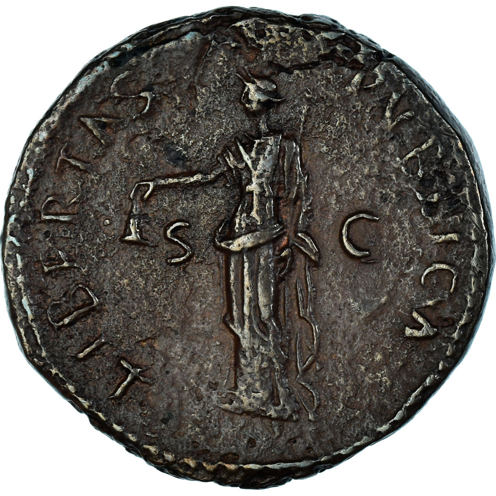 Coin, Nerva, As, 97, Rome, EF(40-45), Bronze, RIC:II-86