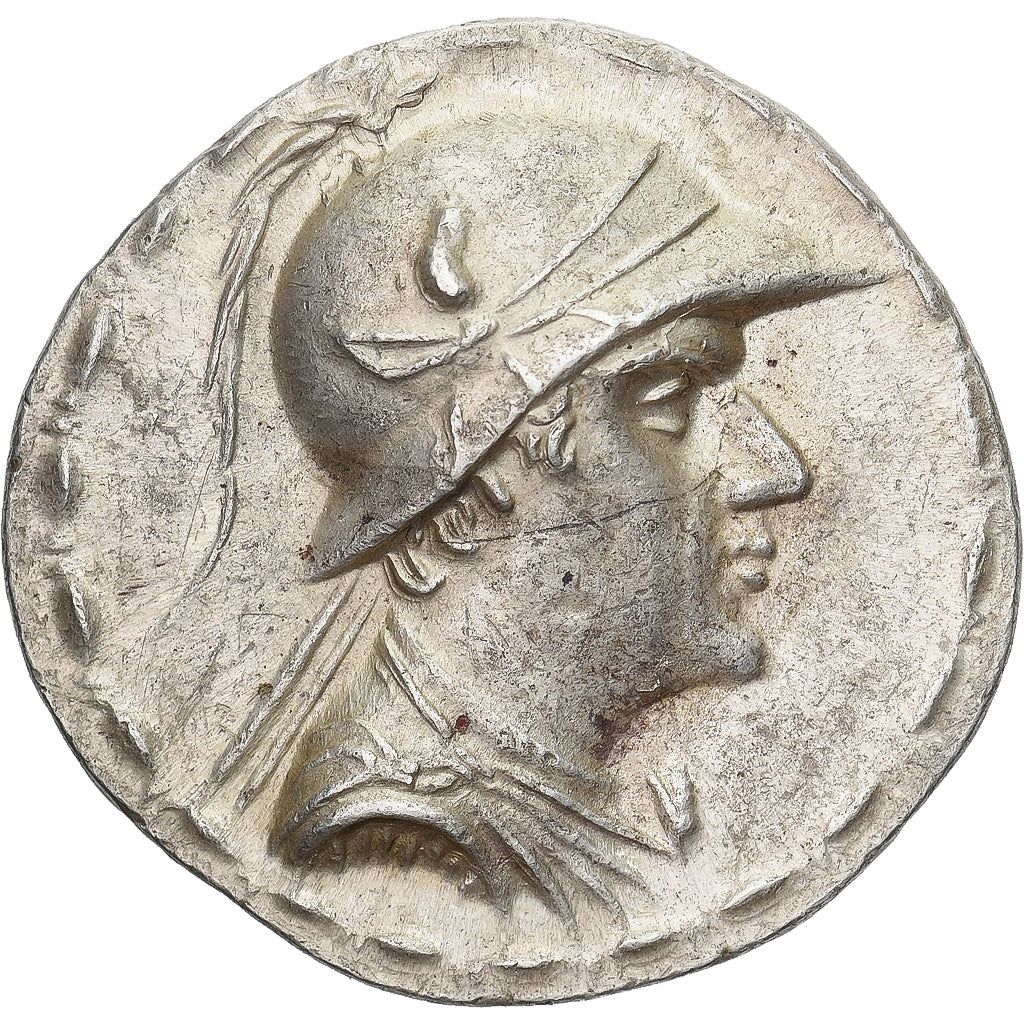 Bactria, Eukratides I, Tetradrachm, ca. 170-145 BC, Plata, EBC, HGC:12-131