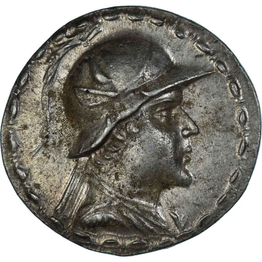 Koninkrijk Bactriane, Eukratides I, Tetradrachm, ca. 170-145 BC, Zilver, PR