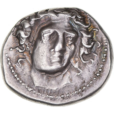 Coin, Thessaly, Drachm, ca. 369-360 BC, Larissa, AU(50-53), Bronze, HGC:4-430