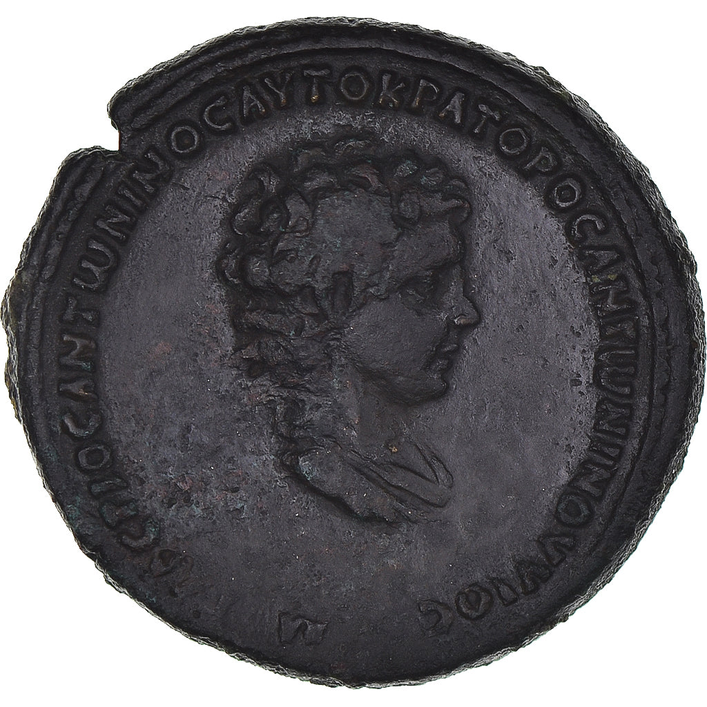 Koinon of Cyprus, Diva Faustina Senior, with Galerius Antoninus, As, 140-141