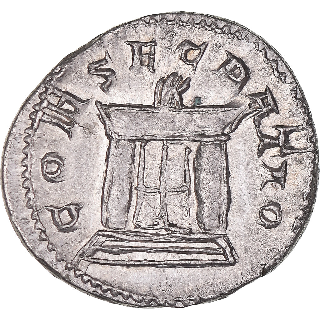 Moneda, Divus Trajan, Antoninianus, 251, Rome, EBC, Plata, RIC:IV-86a