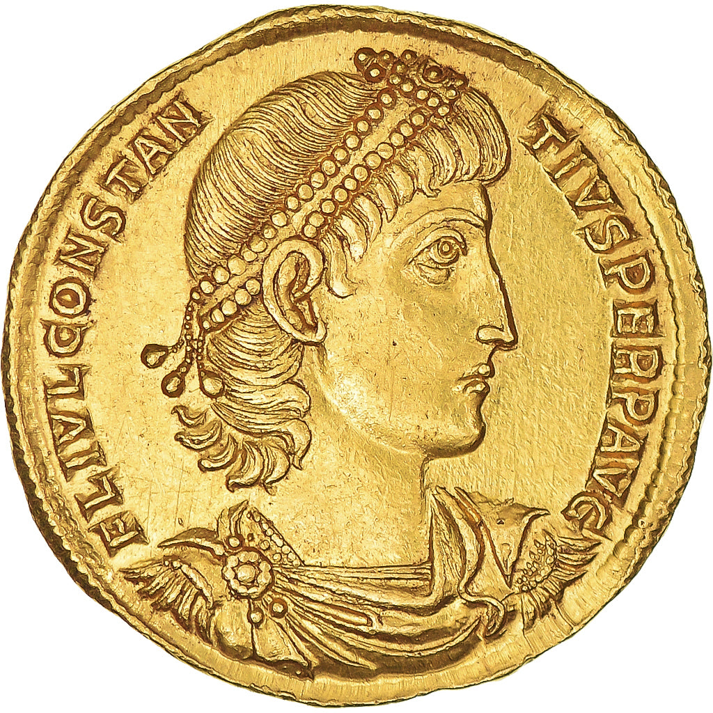 Constantius II, Solidus, 347-355, Antioch, Dourado, AU(55-58), RIC:VIII-83