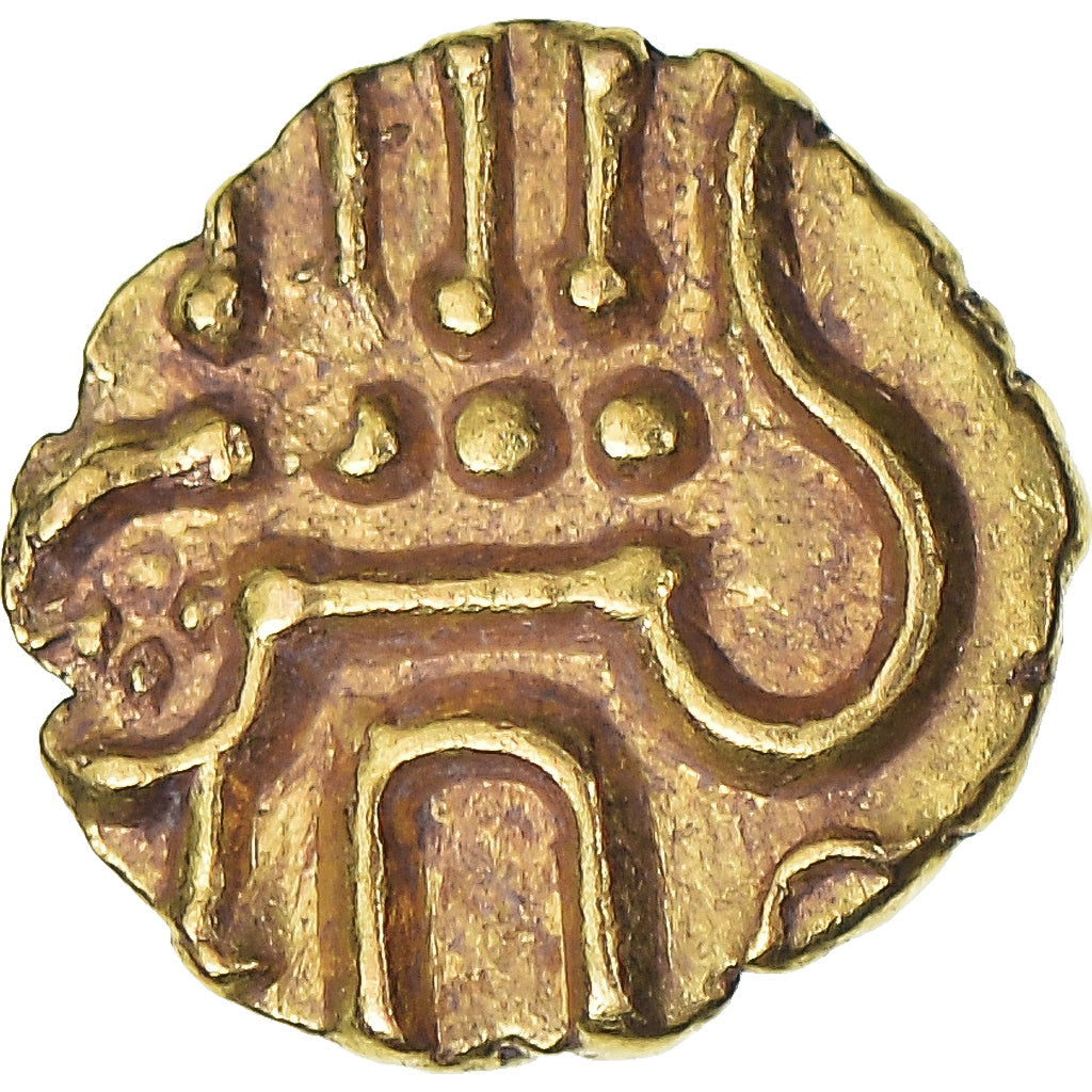 Moneda, India, Fanam, EBC, Oro