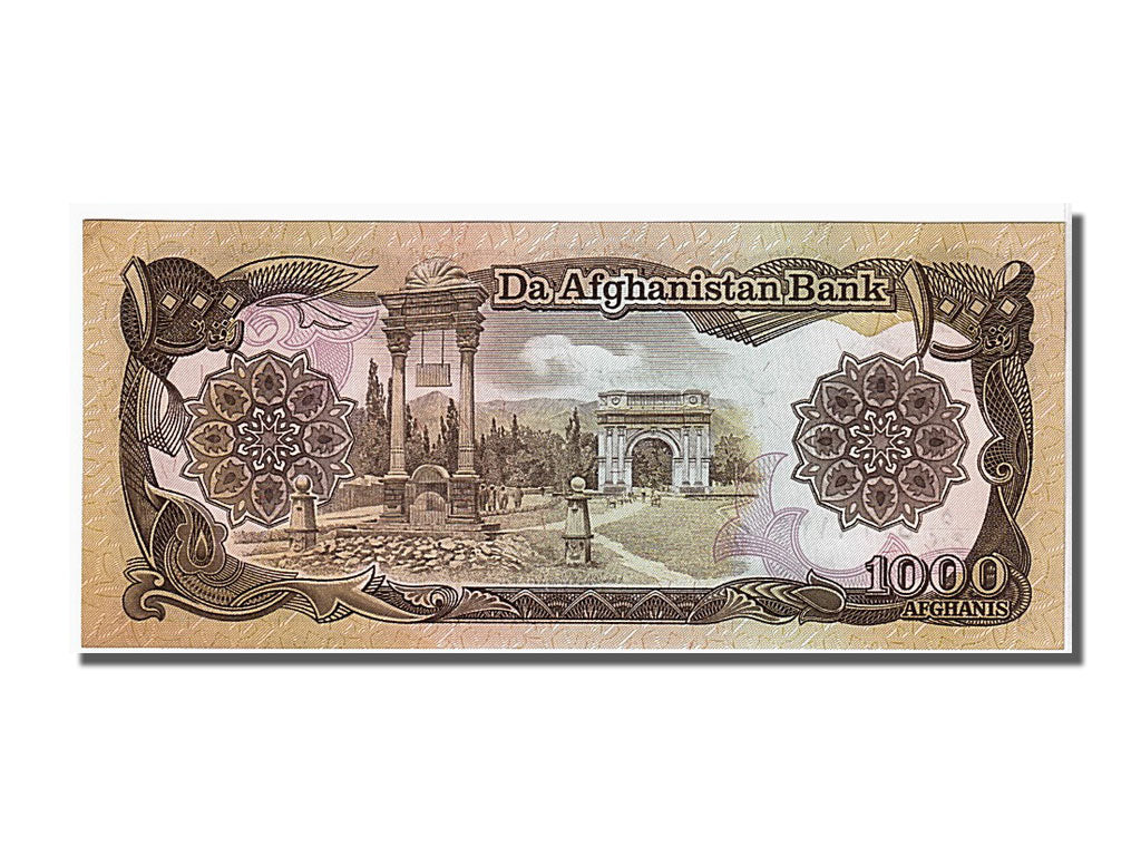 Banknote, Afghanistan, 1000 Afghanis, 1991, UNC(65-70)