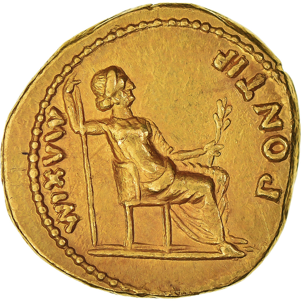 Tiberius, Aureus, 14-37, Lyon - Lugdunum, Oro, BB, RIC:I-25