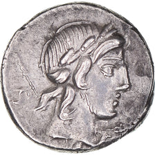 Crepusia, Denarius, 82 BC, Rome, Silver, AU(50-53), Crawford:361/1