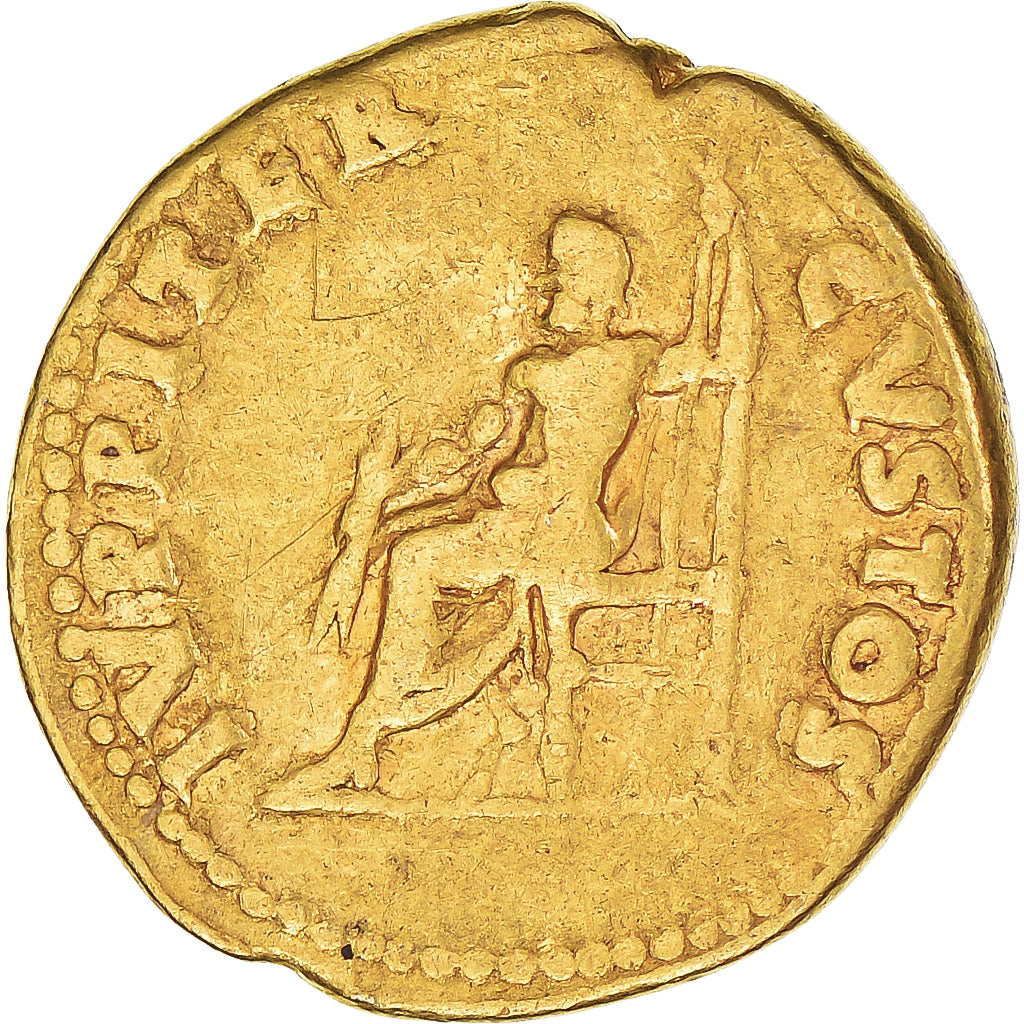 Néron, Aureus, 64-65, Rome, Or, B+, RIC:I-52