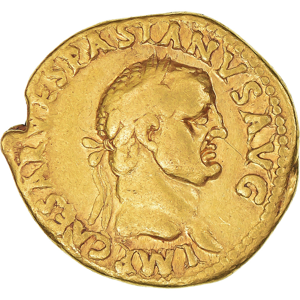 Vespasian, Aureus, 71, Lyon - Lugdunum, Oro, MB, RIC:II.1-1114