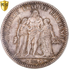 France, 5 Francs, 1871, Paris, Bee, Silver, PCGS, MS64, Gadoury:745